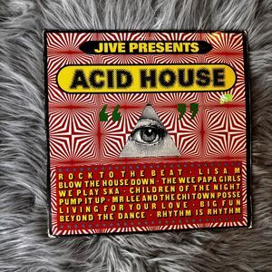 JIVE RECORDS PRESENTS "Acid House" VINTAGE VINYL PROMO LP ©1989 House Music NM